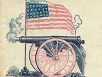 Civil War envelope showing a firing cannon, c.1861-1865, Library of Congress