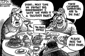 tea party cartoon