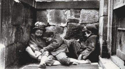 Photo, "Street Arabs in Sleeping...," Jacob A. Riis, c. 1880s, History Matters.
