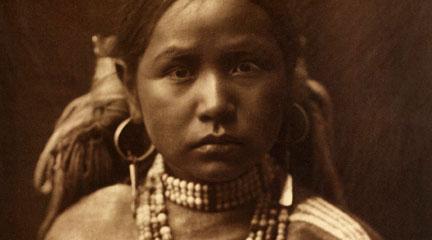 Photo, Jicarilla maiden, c. 1907-1930, Edward S. Curtis, Flickr Commons
