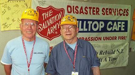 Photo, Salvation Army volunteers at the Hilltop Cafe, 2011, NY State Museum