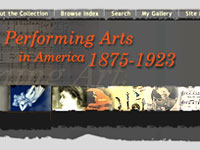 Image for Performing Arts in America, 1875-1923