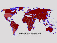 Map, "1900 Infant Mortality"