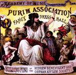 Image, Announcement for a Purim Ball..., New York, 1881, Jews in America