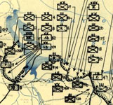 Image, HQ Twelfth Army Group situation map, June 8, 1944, Library of Congress.