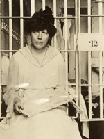 Photo, Lucy Burns in Occoquan. . . , Harris and Ewing, 1917, Women of Protest