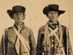 two Texas militiamen from the Civil War