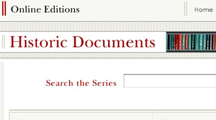 CQ Historic Documents Series: Online Edition
