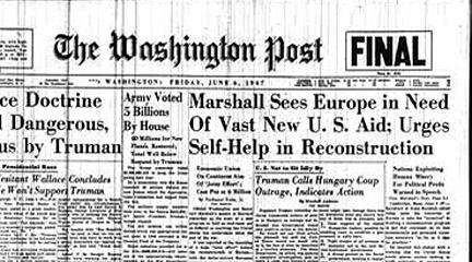 For European Recovery: The Fiftieth Anniversary of the Marshall Plan