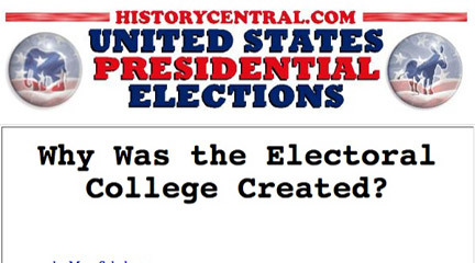 History of Presidential Elections Site