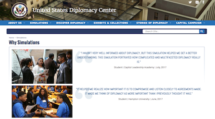 Discover Diplomacy: Diplomatic Simulations in the Classroom