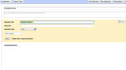 Google Forms