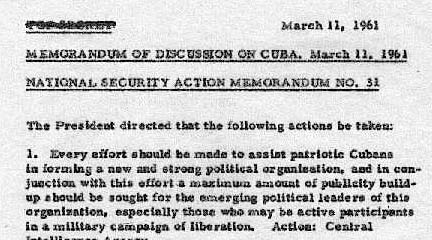 National Security Action Memoranda of John F. Kennedy