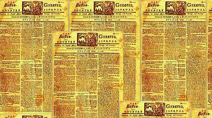 1775 Colonial Newspaper Article