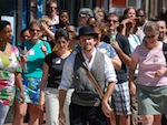 Teachers on Fords' Theatre walking tour of DC