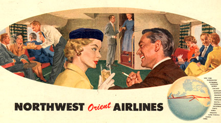 Drawing, High..Wide..And Handsome, 1954, New York Times Magazine.