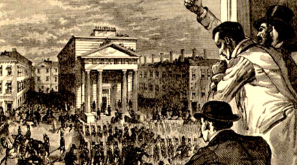 Engraving, Rendition of Anthony Burns, 1854, The Granger Collection.