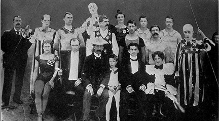 Photograph, Harry and Beatrice Houdini with the Welsh..., 1895, McManus-Young.