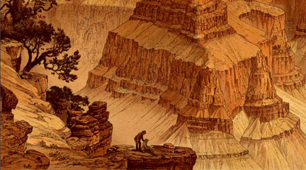 Print, Panorama From Point Sublime, 1882, J. Bien, David Rumsey Historical Maps