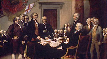 Painting, Decl. of Independence, 1920-1950, T. Horydczak, Library of Congress.