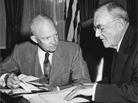 Eisenhower and JF Dulles 1956