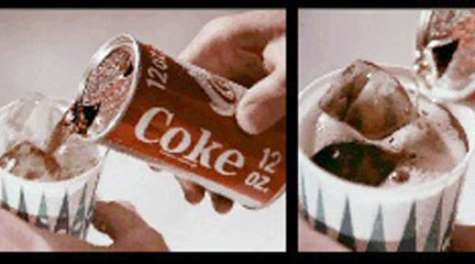 Film, Color experiment: Pouring Coca-Cola can, 1964, McCann-Erickson, LoC.