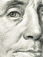 Franklin's gaze