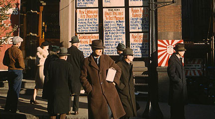 Photo, Headlines posted in street. . , 1940, Jack Delano, Flickr Commons