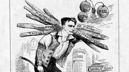 Cartoon, 3 to 1 You Don't Get It, Sept. 1, 1860, Henry L. Stephens, Vanity Fair.