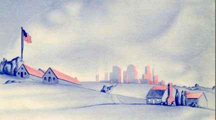 Illustration, The home front in national, 1941, Government Information Resources