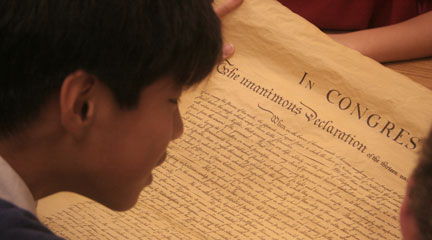 Photo, Middle school class, CHNM