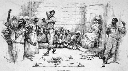 Drawing, The voodoo dance, The Historic New Orleans Collection.