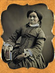 Daguerreotype, unidentified African American woman, c. 1850, Flickr Commons