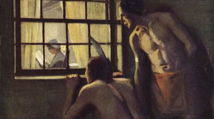 Print, "The End of the Story," 1915, Power O'Malley, NYPL Digital Gallery