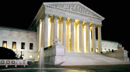 Image, Supreme Court Building at night, Supreme Court of the United States.