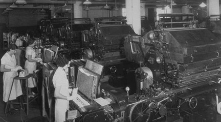 Photograph, A cigarette machine is indeed intricate, 1939, Library of Va:SC.