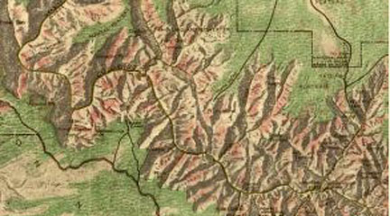 Map, Map of Grand Canyon National Park, 1926, Library of Congress Geography and Map Division. Map, Map of Grand Canyon National Park, 1926, Library of Congress Geography/Maps