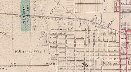 An illustrated historical atlas of the state. . . , 1874, Minnesota. . . site 
