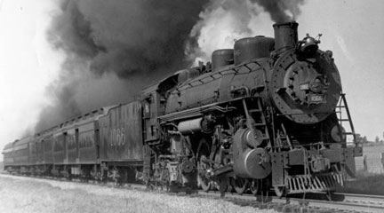 Locomotive 1066 East of Springfield, Missouri 