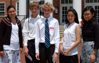 NHD team receiving medal