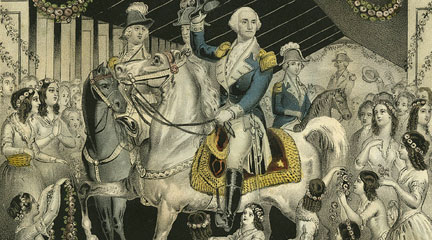 Print, Washington's Reception by the Ladies. . . , 1848, Flickr Commons