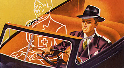 Poster, When You Ride Alone You Ride with Hitler. . . , 1941-1945, NARA 