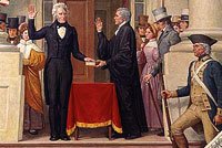 First capitol inauguration, 1829, Jackson
