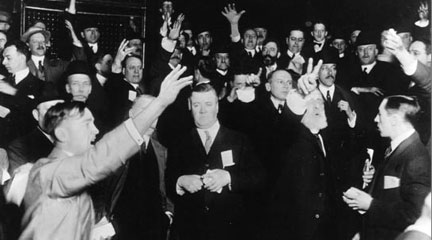 Photo, Floor Traders, Early 1920s, Library of Congress