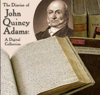 screenshot, John Quincy Adams diaries