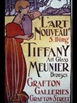 Poster print, 1867, L'art Nouveau S. Bing, Tiffany, art glass, Meunier bronzes