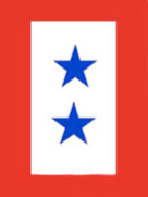 blue star military flag