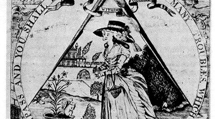 Illustration, Keep Within Compass, 1785-1805, Winterthur Museum.