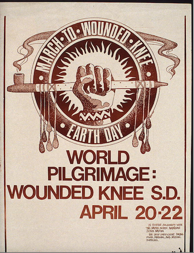 March to wounded knee poster