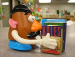 Photography, Mr. Potato Head Has His Nose in a Book, 8 June 2011, Flickr CC